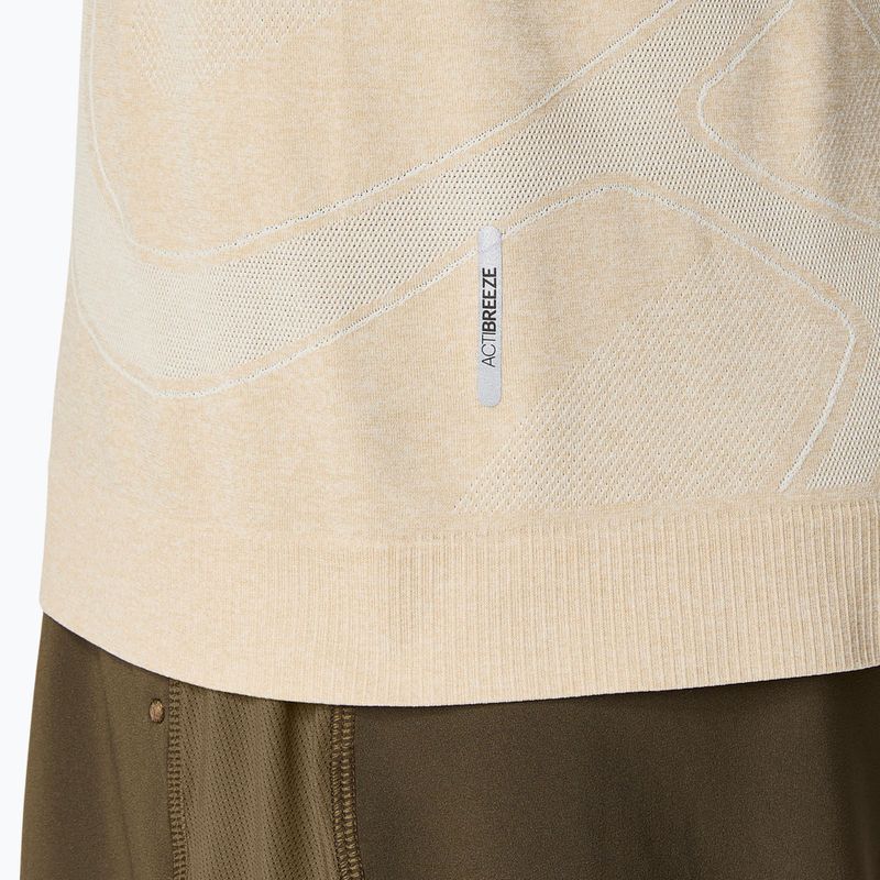 Longsleeve do biegania męski ASICS Road Seamless LS cream 7