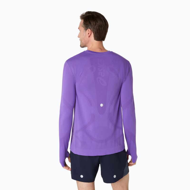 Longsleeve do biegania męski ASICS Road Seamless LS edo purple 3