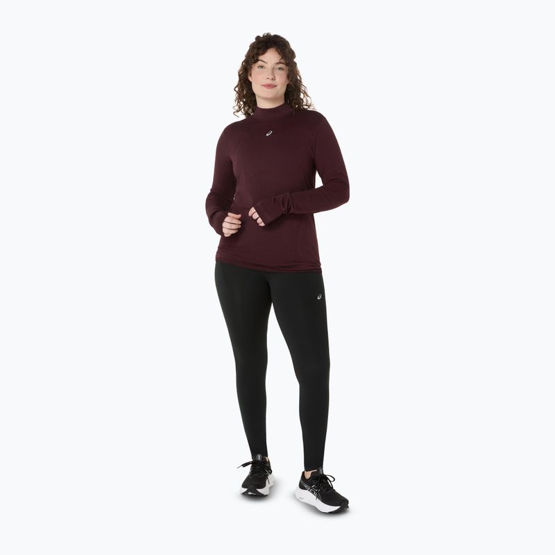 Legginsy do biegania damskie ASICS Road Winter High Waist performance black 2