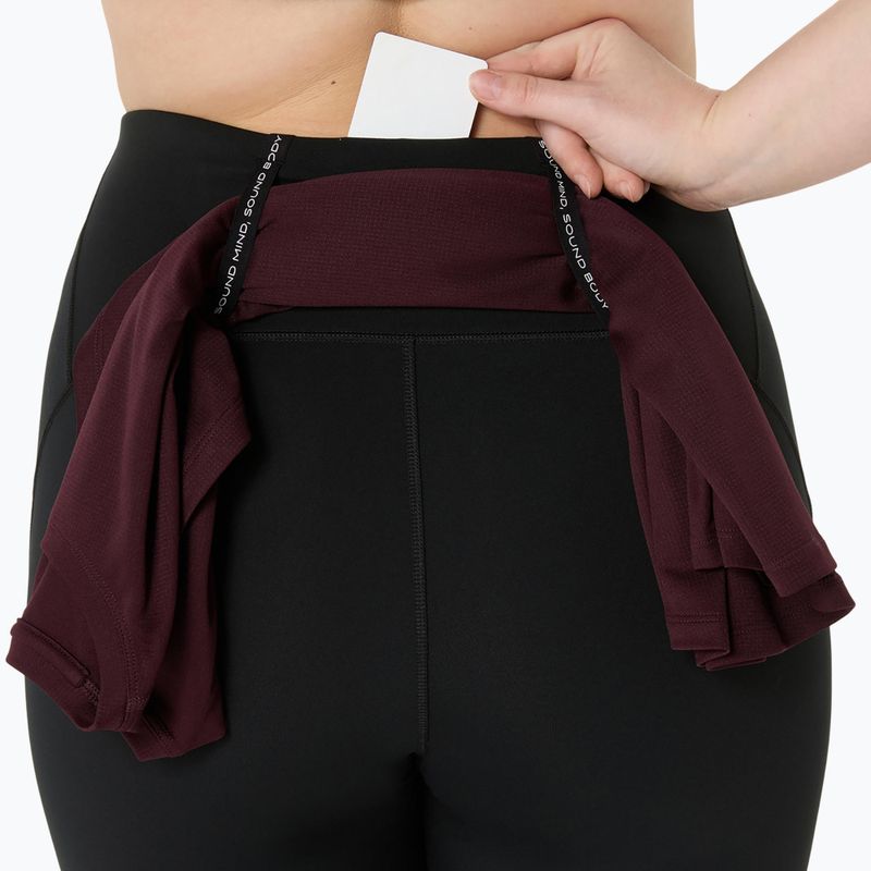 Legginsy do biegania damskie ASICS Road Winter High Waist performance black 7