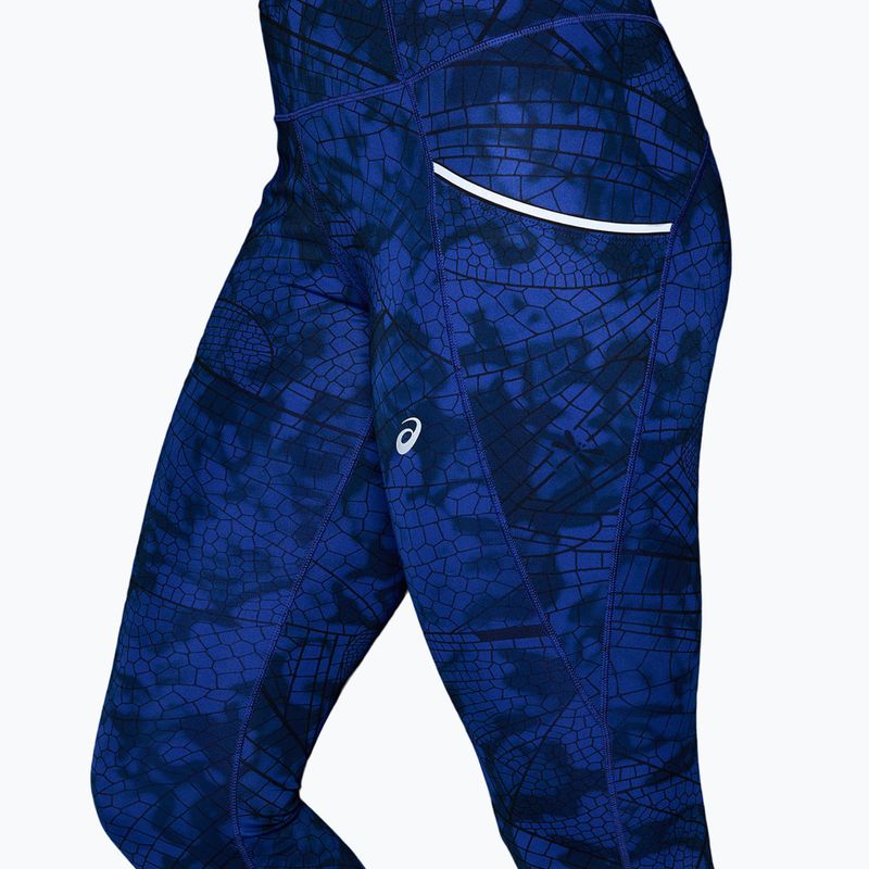 Legginsy do biegania damskie ASICS Road Lite-Show performance black/dark cobalt 6