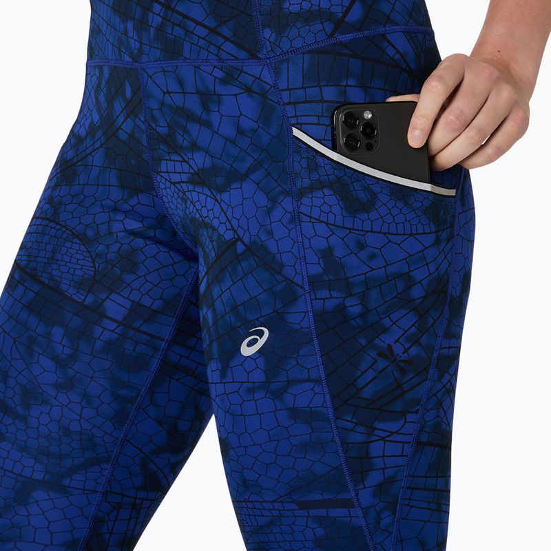 Legginsy do biegania damskie ASICS Road Lite-Show performance black/dark cobalt 7
