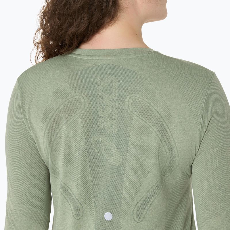 Longsleeve do biegania damski ASICS Road Seamless monument blue/whisper green 6