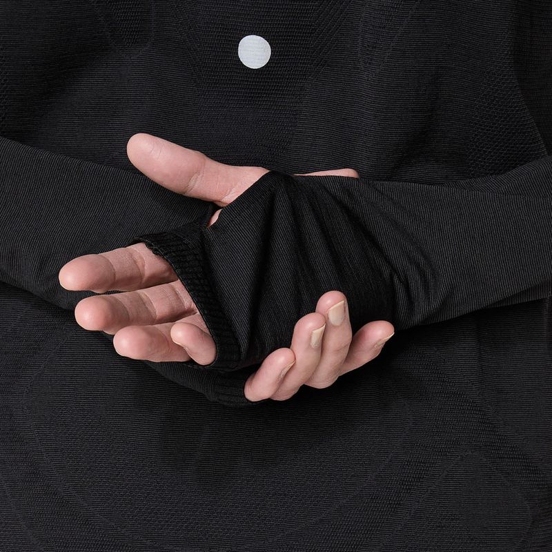 Longsleeve do biegania damski ASICS Road Winter Seamless performance black 7