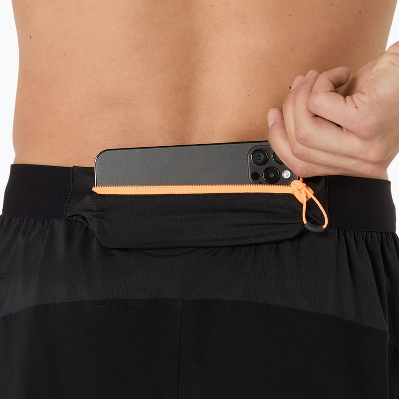 Spodenki do biegania męskie ASICS Fujitrail All Over Print 5IN performance black 8