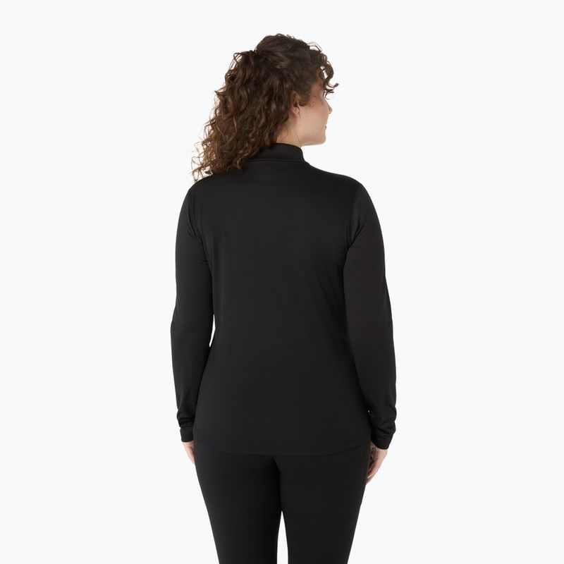 Longsleeve do biegania damski ASICS Core LS Half Zip Winter performance black 3
