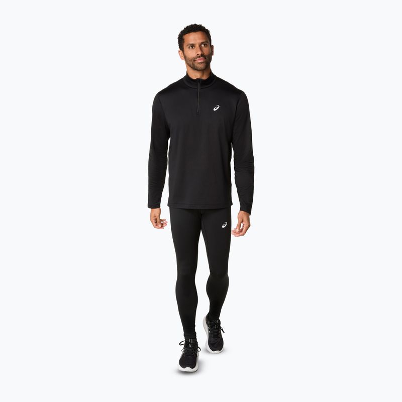 Bluza do biegania męska ASICS Core Half Zip Winter performance black 2