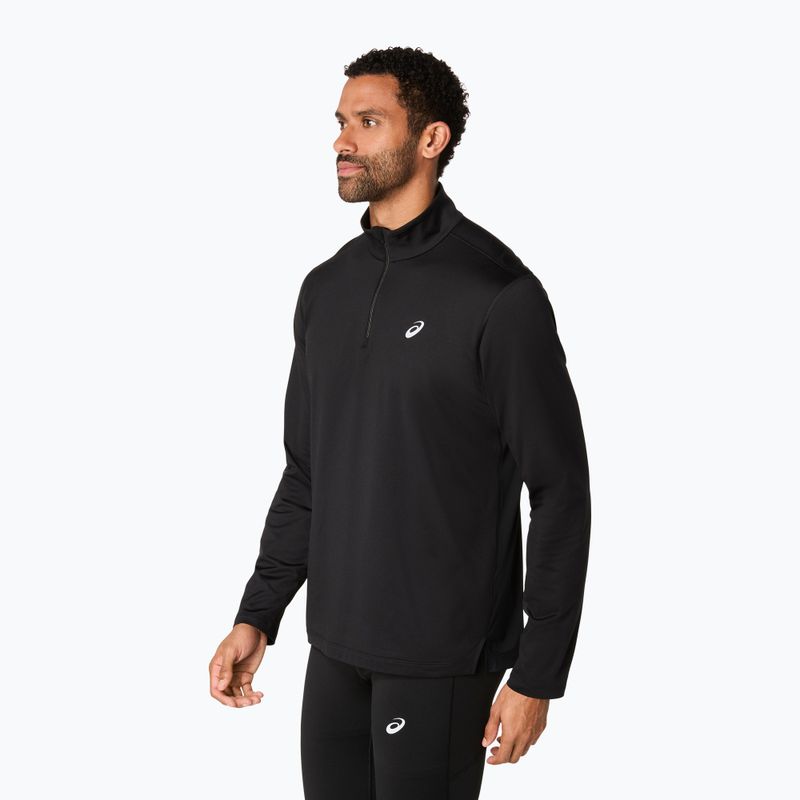 Bluza do biegania męska ASICS Core Half Zip Winter performance black 4