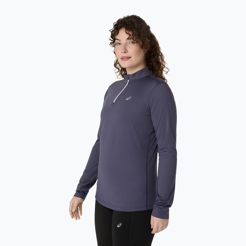 Longsleeve do biegania damski ASICS Core LS Half Zip Winter indigo fog 4