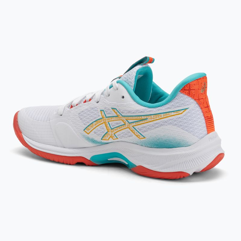 Buty damskie ASICS Netburner Ballistic FF 4 white/sea glass 3