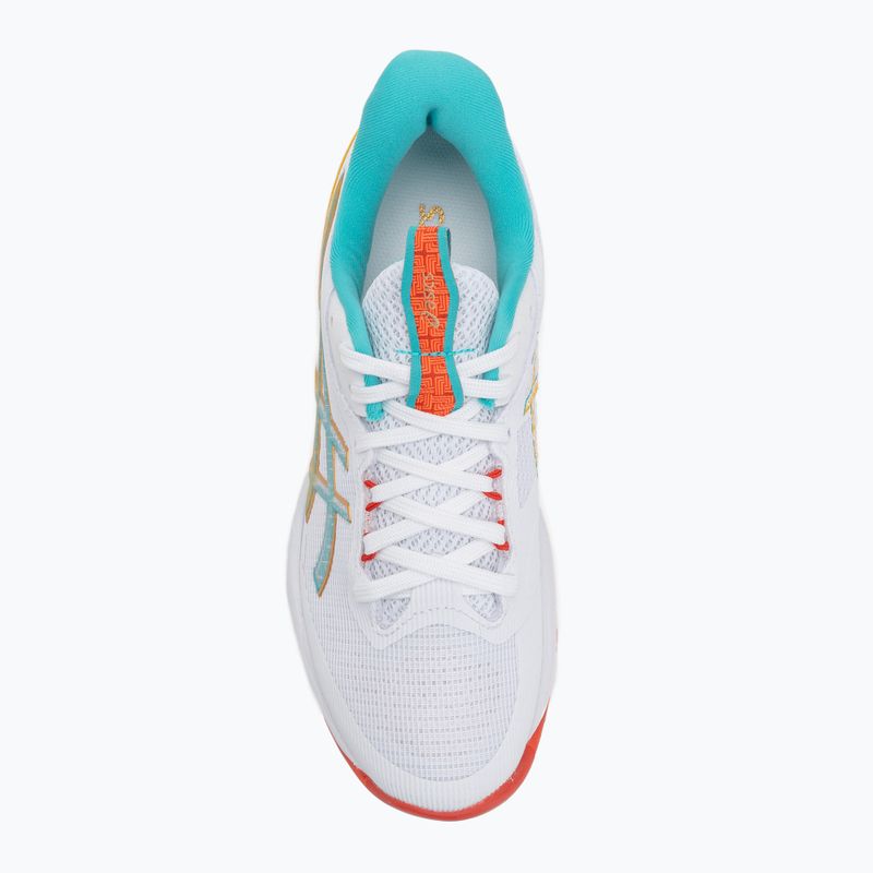Buty do siatkówki damskie ASICS Netburner Ballistic FF 4 white/sea glass 5