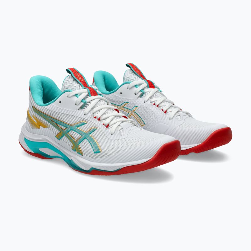 Buty do siatkówki damskie ASICS Netburner Ballistic FF 4 white/sea glass 3