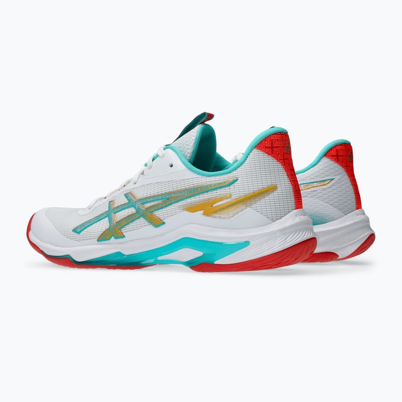 Buty do siatkówki damskie ASICS Netburner Ballistic FF 4 white/sea glass 4