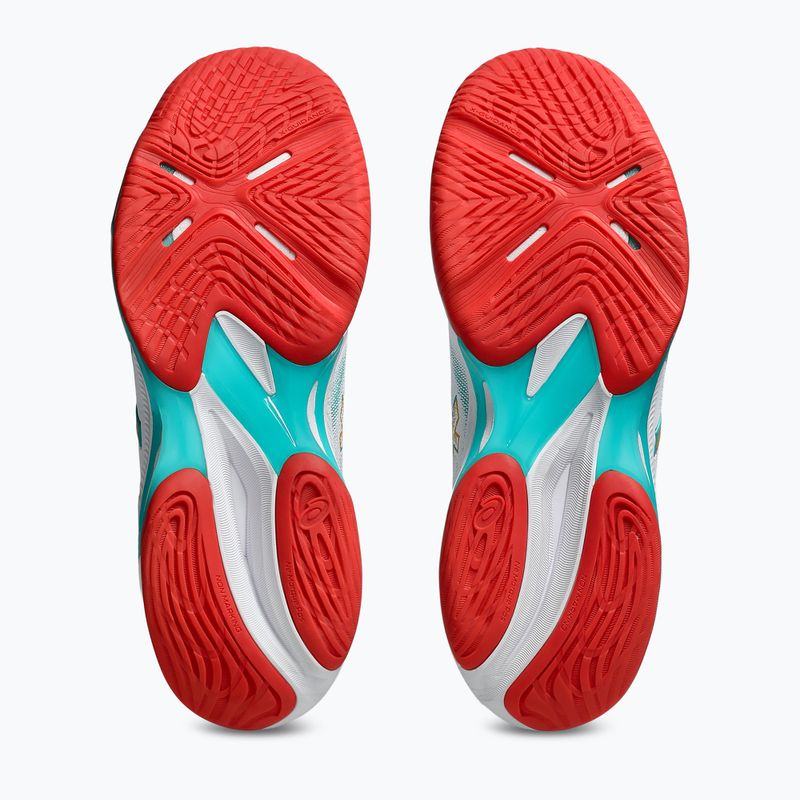 Buty do siatkówki damskie ASICS Netburner Ballistic FF 4 white/sea glass 6
