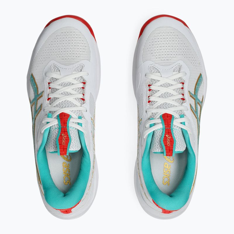 Buty do siatkówki damskie ASICS Netburner Ballistic FF 4 white/sea glass 7