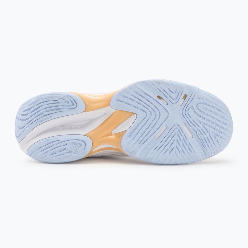 Buty do siatkówki damskie ASICS Netburner Ballistic FF 4 white/champagne 4