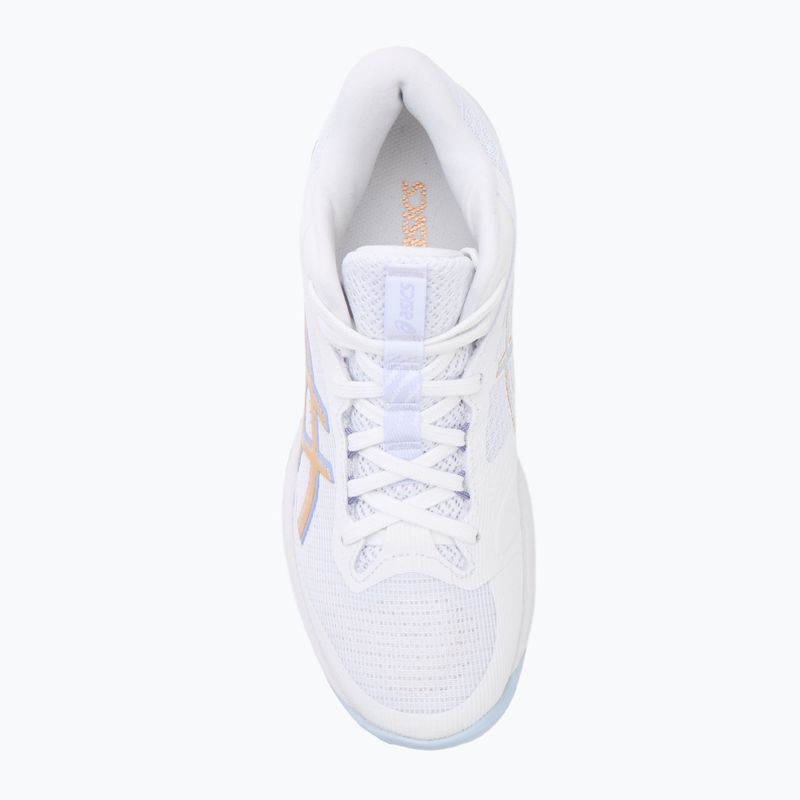 Buty do siatkówki damskie ASICS Netburner Ballistic FF 4 white/champagne 5