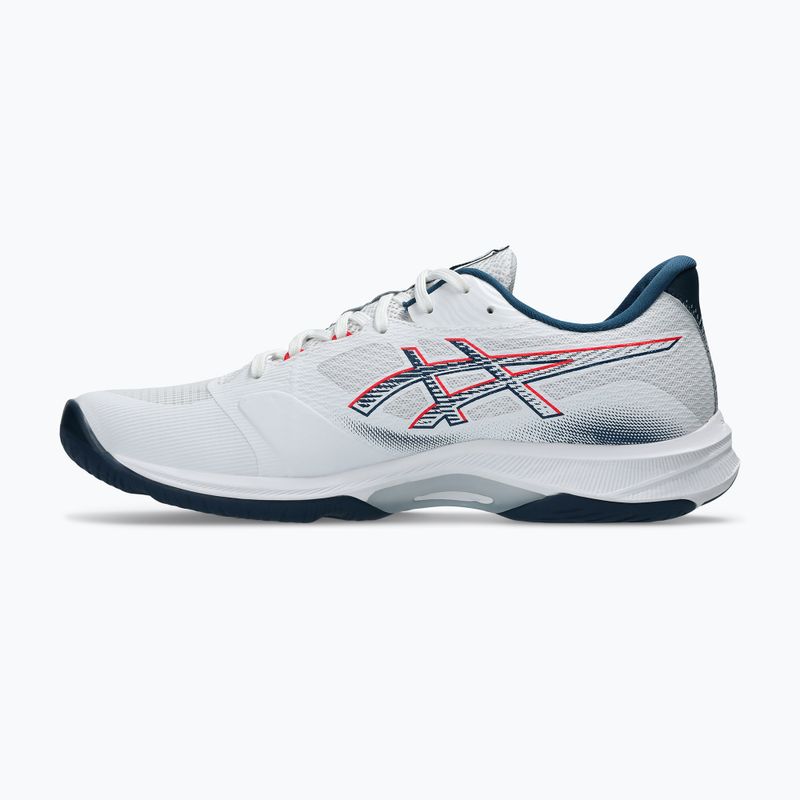 Buty do siatkówki męskie ASICS Netburner Ballistic FF 4 white/mako blue 2