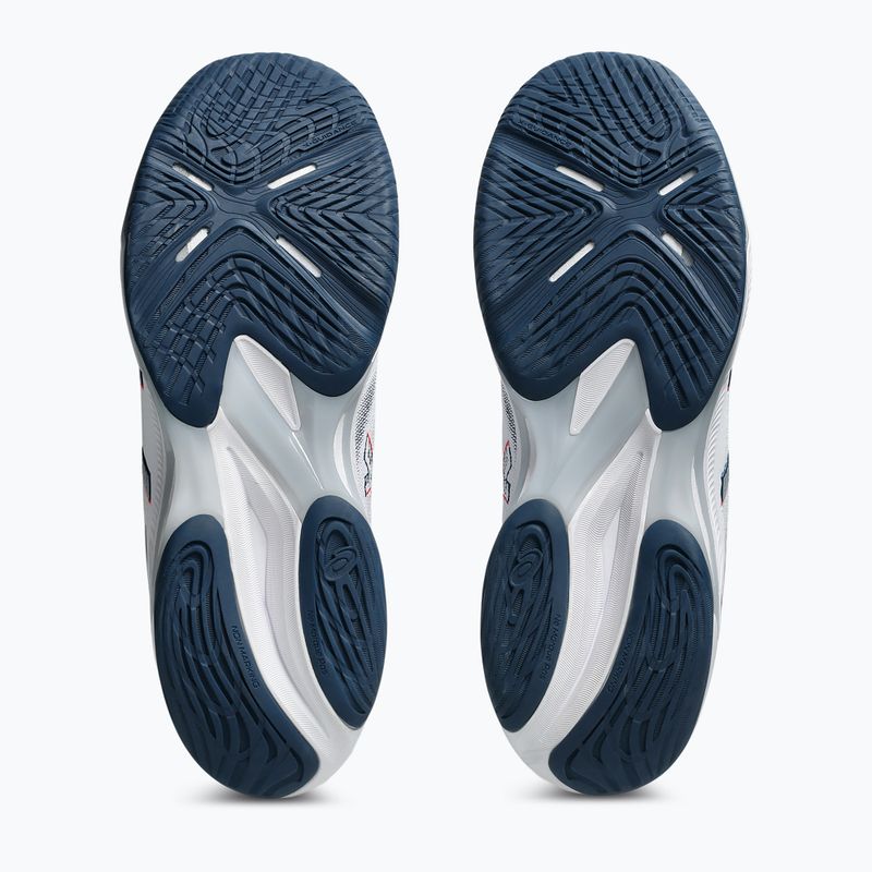 Buty do siatkówki męskie ASICS Netburner Ballistic FF 4 white/mako blue 3