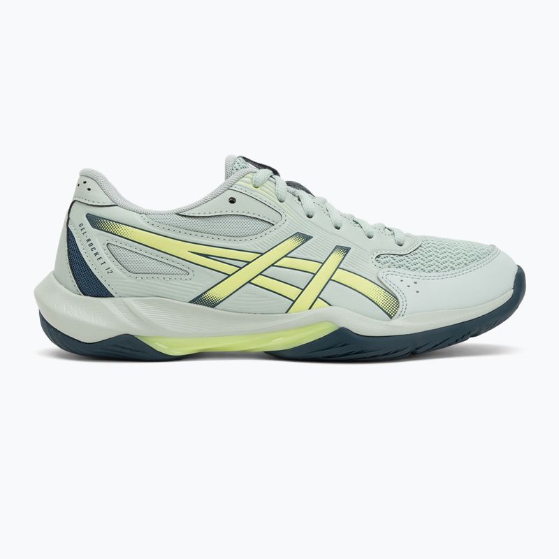 Buty do siatkówki męskie ASICS Gel-Rocket 12 lichen rock/tranquil teal 2