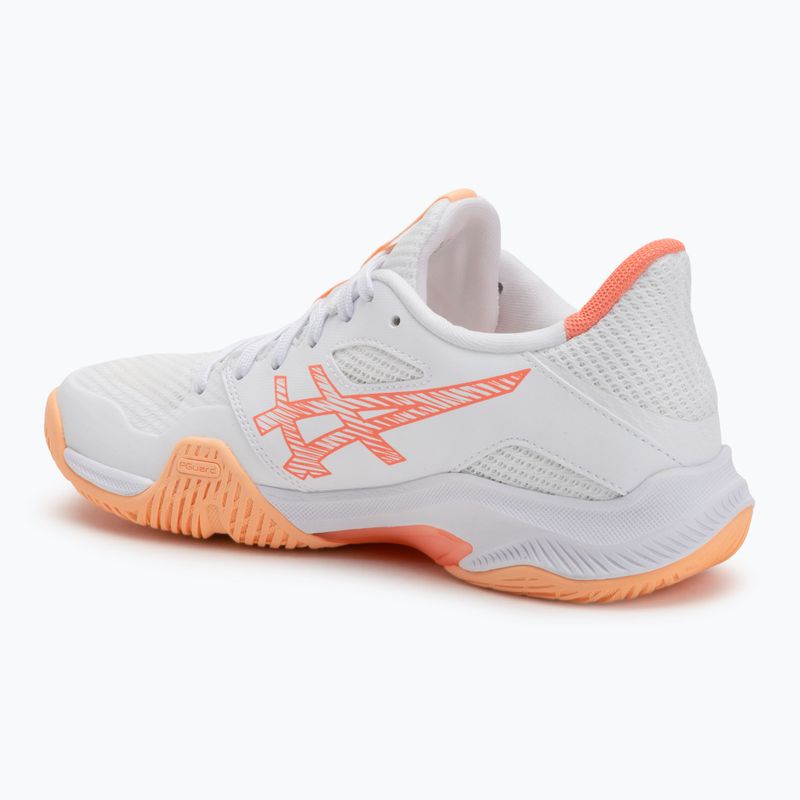 Buty do siatkówki damskie ASICS Blade FF 2 white/vivid coral 3