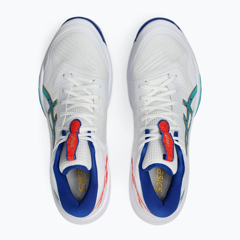 Buty do siatkówki męskie ASICS Sky Elite FF MT 3 white/asics blue 14