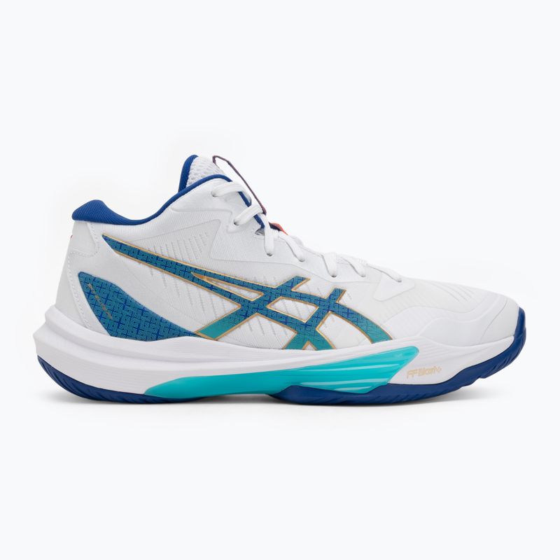 Buty do siatkówki męskie ASICS Sky Elite FF MT 3 white/asics blue 2