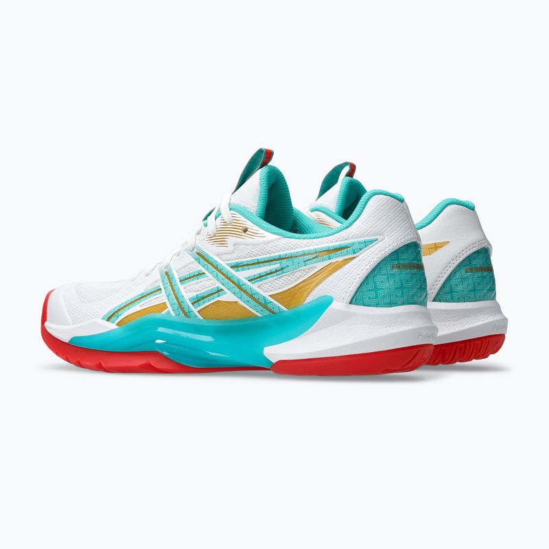 Buty do siatkówki damskie ASICS Powerbreak FF white/sea glass 11