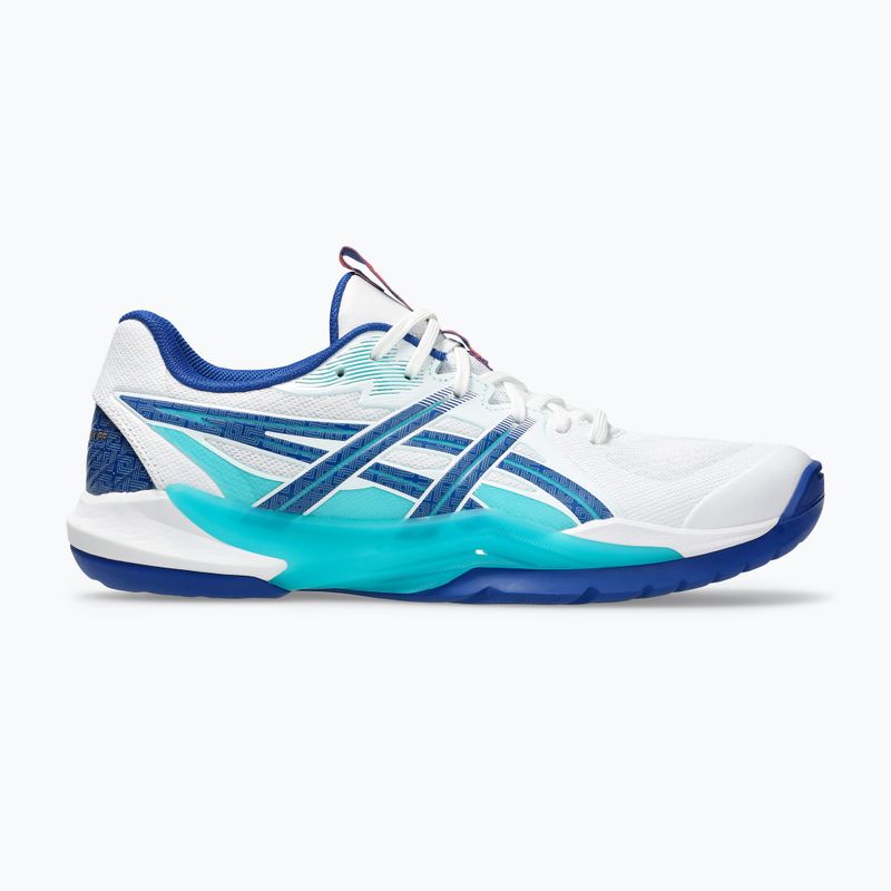 Buty do siatkówki męskie ASICS Powerbreak FF white/asics blue 8