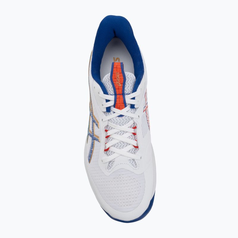 Buty męskie ASICS Netburner Ballistic FF 4 white/asics blue 5