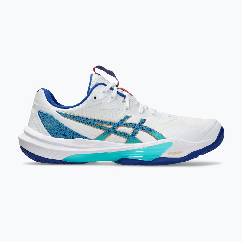 Buty do siatkówki męskie ASICS Sky Elite FF 3 white/asics blue 8