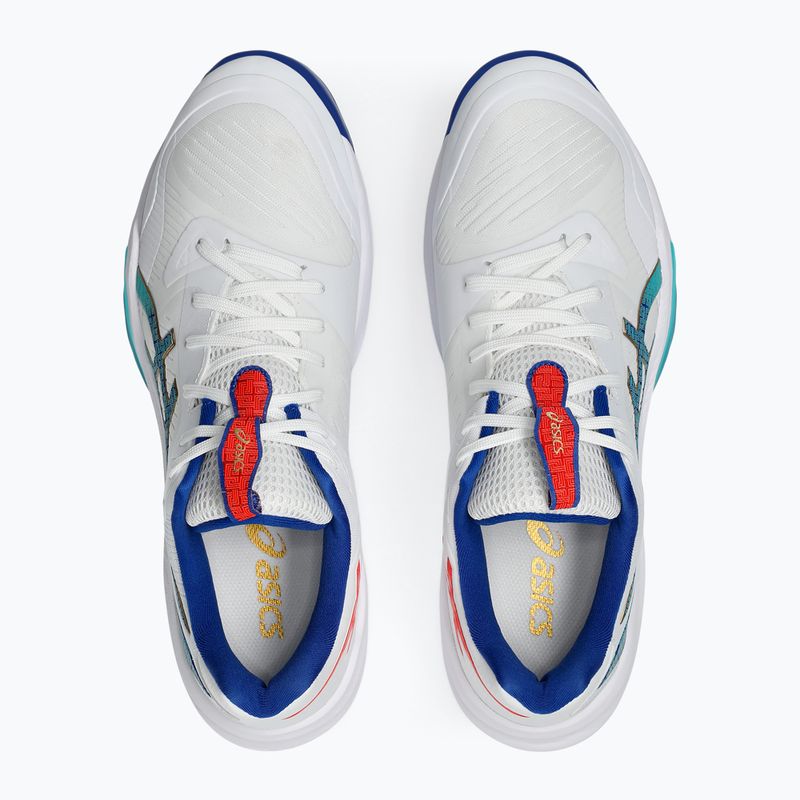 Buty do siatkówki męskie ASICS Sky Elite FF 3 white/asics blue 14