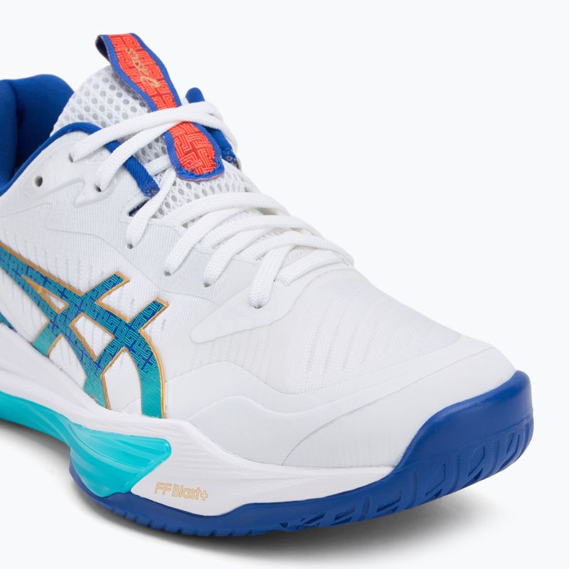 Buty do siatkówki męskie ASICS Sky Elite FF 3 white/asics blue 7