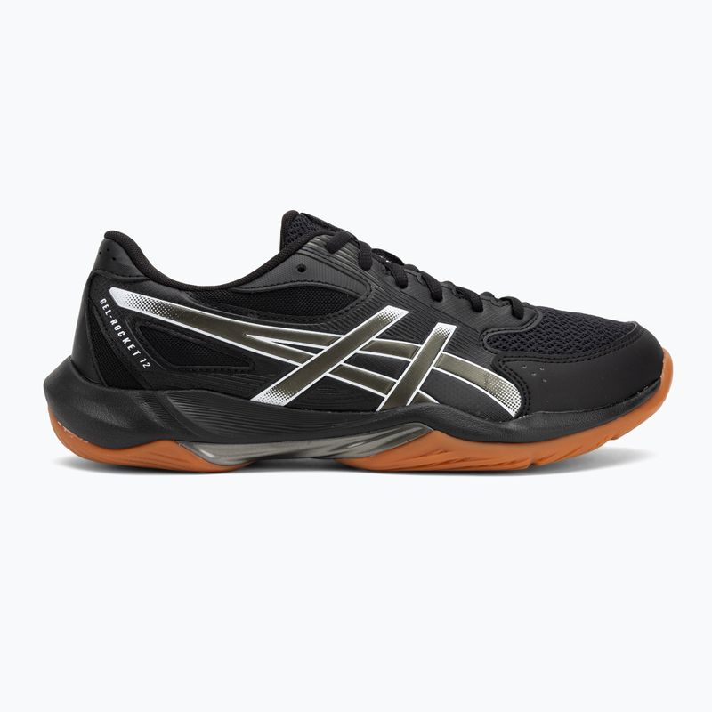 Buty do siatkówki męskie ASICS Gel-Rocket 12 black/gunmetal 2