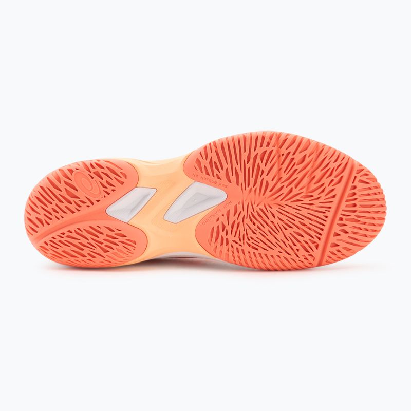 Buty do siatkówki damskie ASICS Court Hunter FF white/vivid coral 4