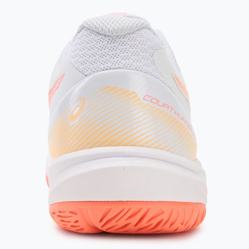 Buty do siatkówki damskie ASICS Court Hunter FF white/vivid coral 6