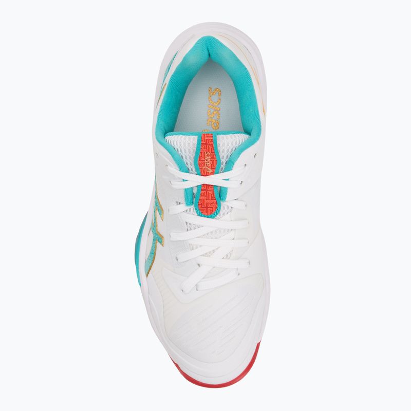 Buty do siatkówki damskie ASICS Sky Elite FF 3 white/sea glass 5