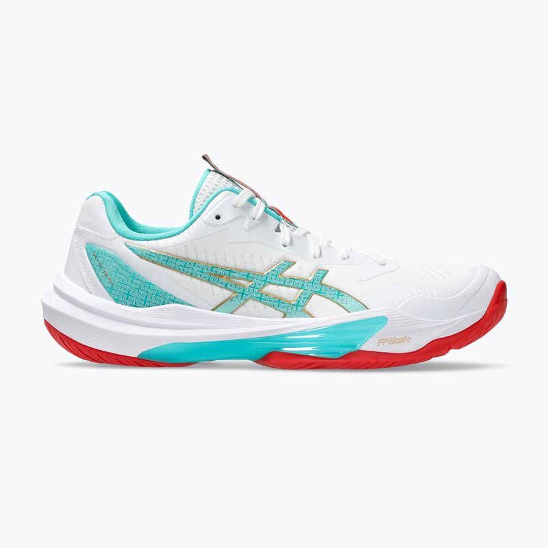 Buty do siatkówki damskie ASICS Sky Elite FF 3 white/sea glass 8