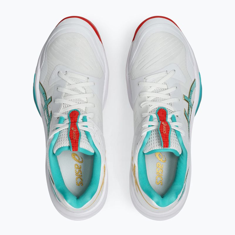 Buty do siatkówki damskie ASICS Sky Elite FF 3 white/sea glass 14