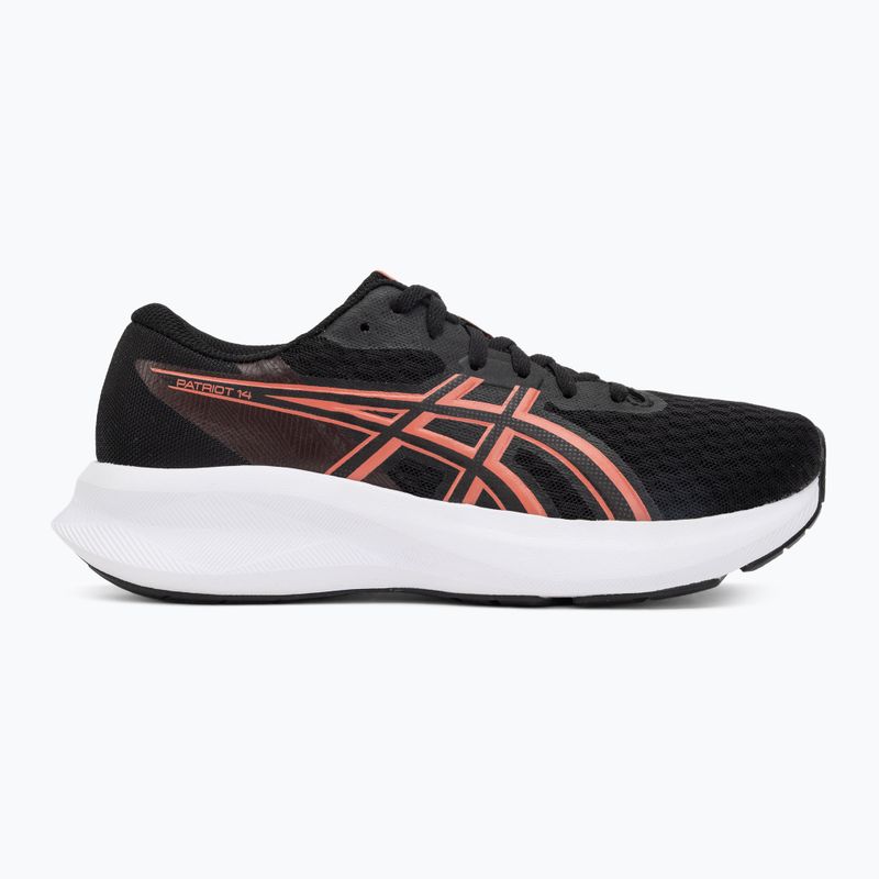 Buty do biegania damskie ASICS Patriot 14 black/dark pink clay 2