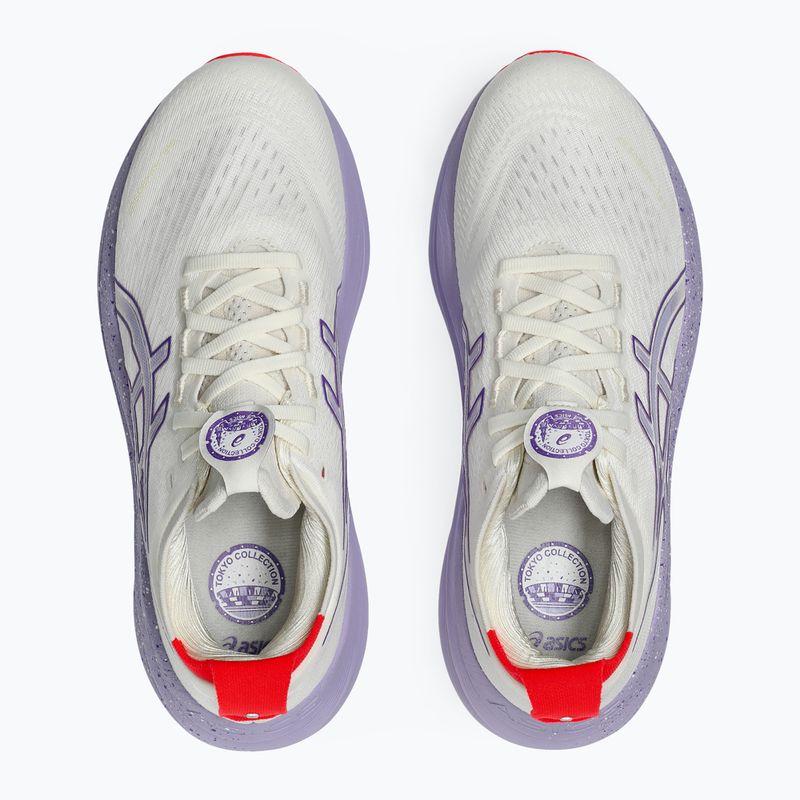 Buty do biegania damskie ASICS Gel-Nimbus 27 Tokyo cream/edo purple 13