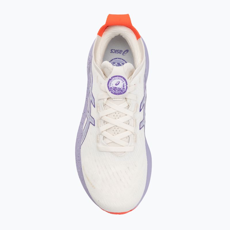 Buty do biegania damskie ASICS Gel-Nimbus 27 Tokyo cream/edo purple 5