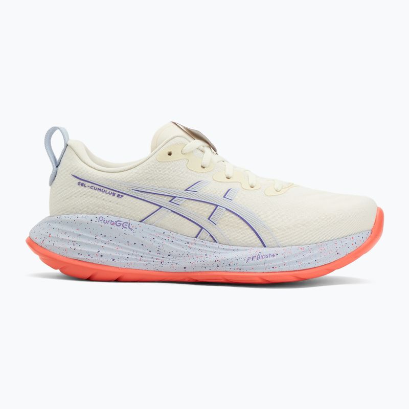 Buty do biegania damskie ASICS Gel-Cumulus 27 Tokyo cream/edo purple 2