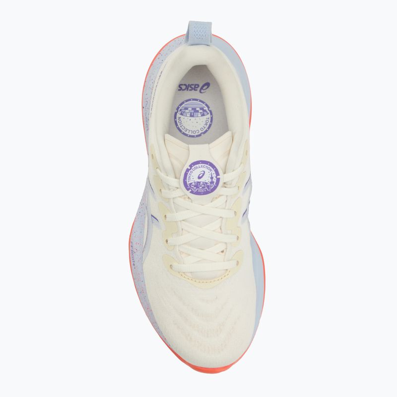 Buty do biegania damskie ASICS Gel-Cumulus 27 Tokyo cream/edo purple 5