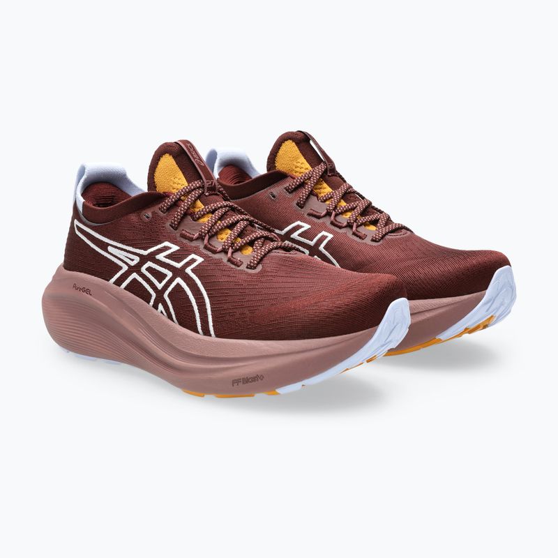 Buty do biegania damskie ASICS Gel-Nimbus 27 TR nature bathing/dark red planet 10