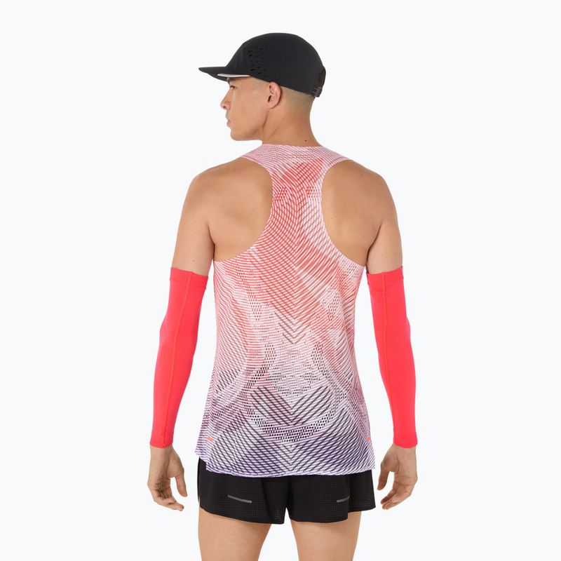 Koszulka do biegania męska ASICS Metaspeed Singlet flash red 3