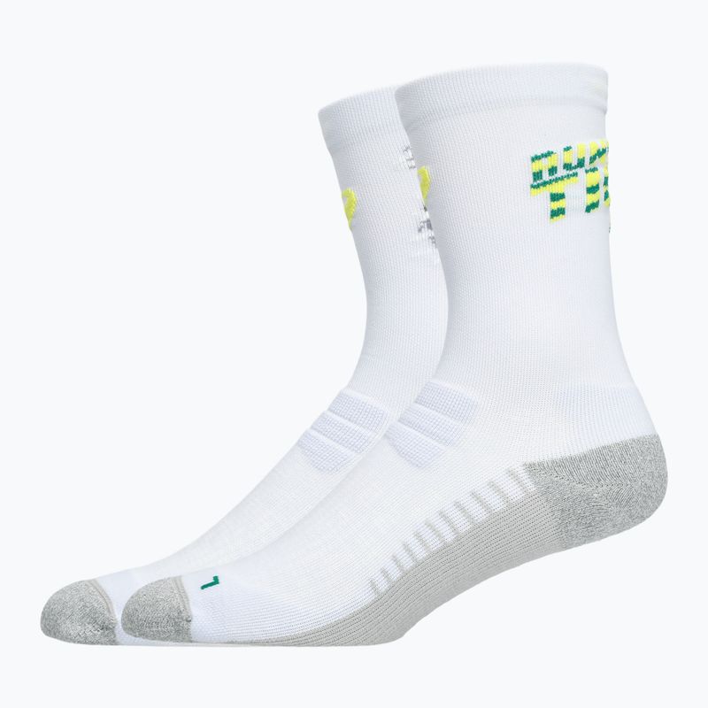 Skarpety ASICS Performance Run Crew waterscape / electric lime 2