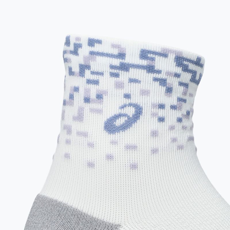 Skarpety ASICS Performance Run Quarter brilliant white/lilac hint/bluebell 3