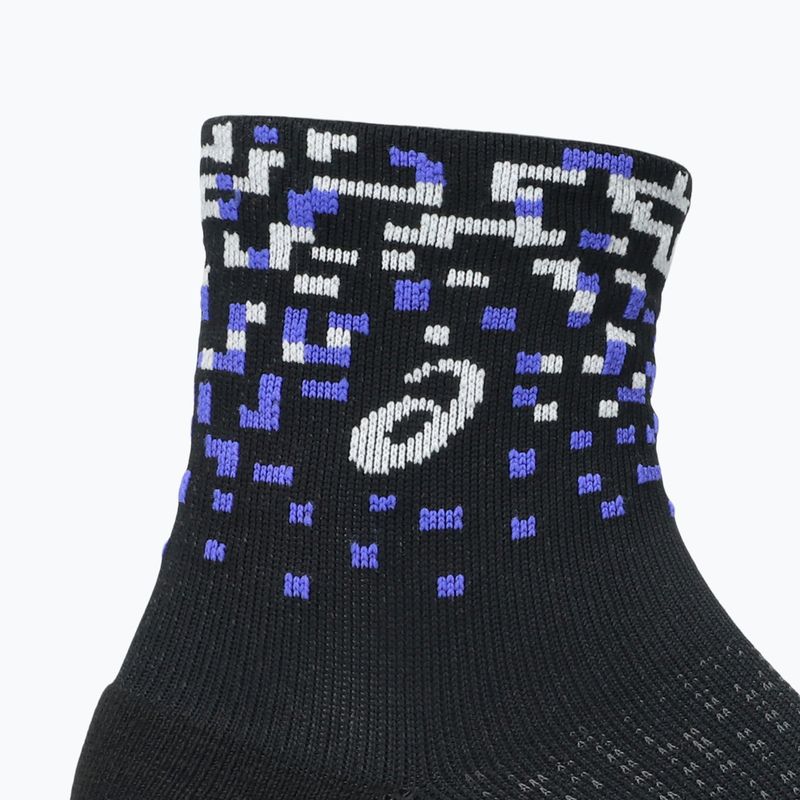 Skarpety ASICS Performance Run Quarter performance black/cobalt burst/white 3