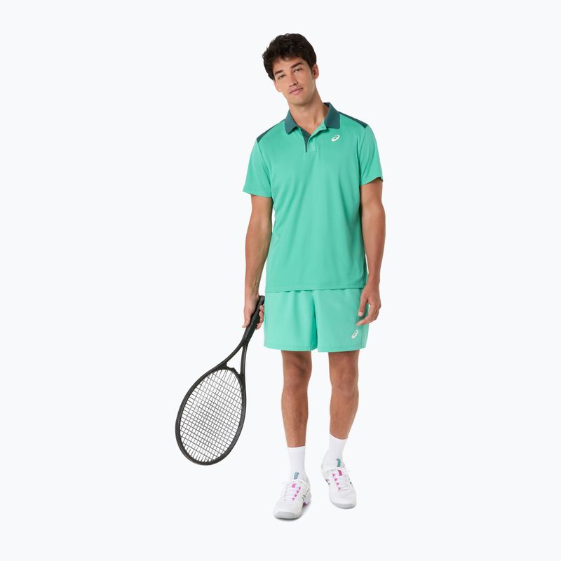 Koszulka polo męska ASICS Court Polo aurora green 2